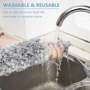 microfiber duster with extension pole(stainless steel) 30 to 100