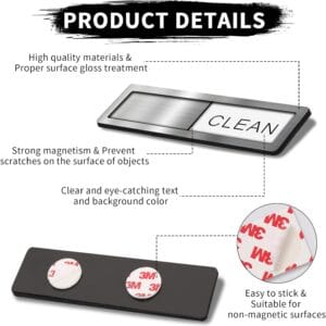 dishwasher magnet clean dirty